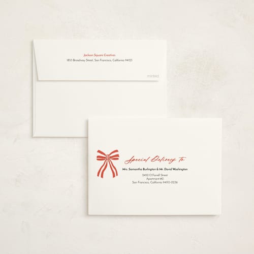 This is a sage business holiday cards with standard by Sherley Ferreira called oh christmas tree printing on signature in standard
