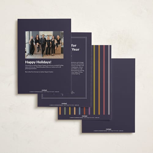This is a ocean business holiday cards with standard by Sumak Studio called check check printing on signature in standard
