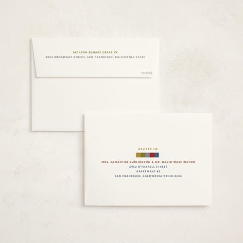 This is a ocean business holiday cards with standard by Sumak Studio called check check printing on signature in standard