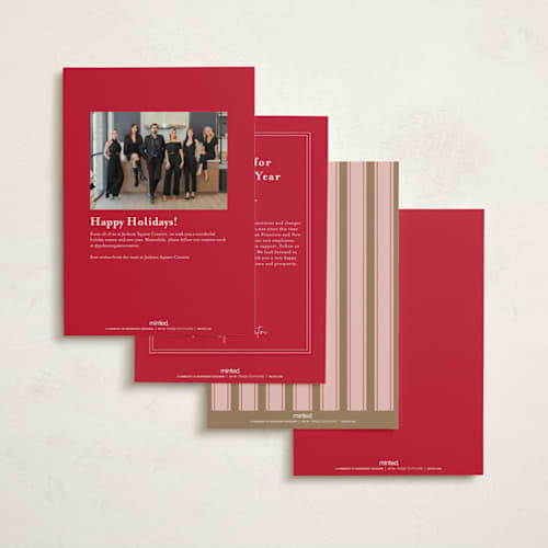 This is a cherry business holiday cards with standard by letterfix called simply said printing on signature in standard