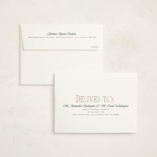This is a coal business holiday cards with standard by Hannah Williams called colorful cheers printing on signature in standard