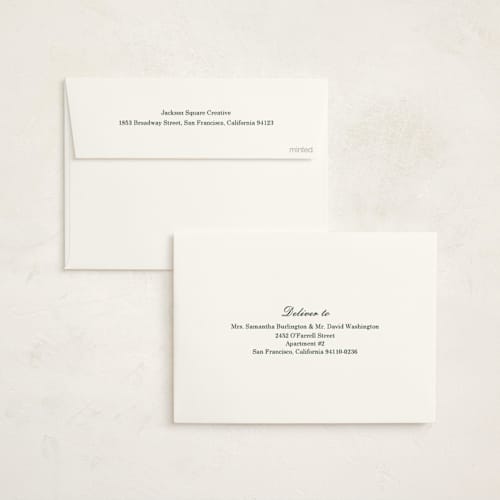 This is a elf shoes business holiday cards with standard by Baumbirdy called book plate printing on signature in standard