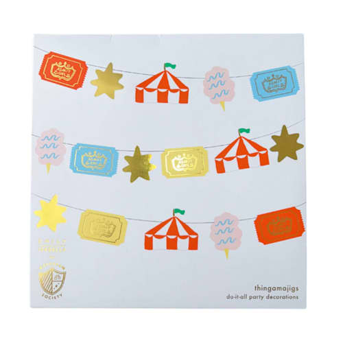 This is a multicolor holiday decorations by Jollity and Co called off to the fair thingamajigs - set of 16 in standard