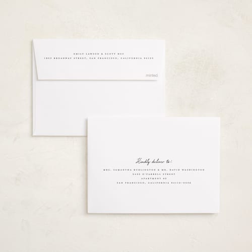 This is a olive foil pressed holiday cards with foil pressed by Petra Kern called oasis printing on recycled smooth signature in standard