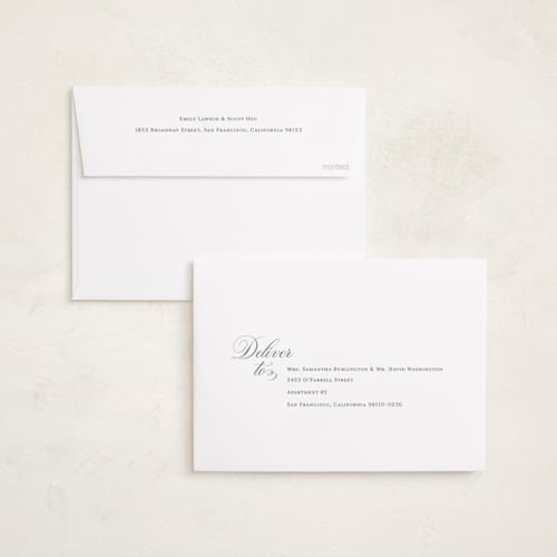 This is a snow gloss press holiday cards with gloss press by Jessica Williams called signature stripes printing on recycled smooth signature in standard