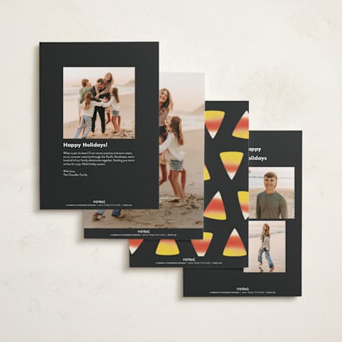 This is a storm halloween party invitations cards with standard by Baumbirdy called pumpkin arch printing on recycled smooth signature in standard