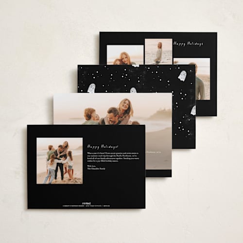This is a graveyard halloween party invitations cards with standard by Pixel and Hank called ghostly printing on recycled smooth signature in standard