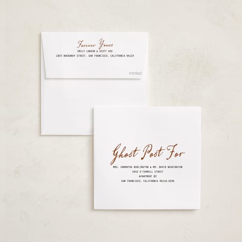 This is a pumpkin halloween party invitations cards with standard by Owl and Toad called cheers witches printing on recycled smooth signature in standard