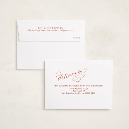 This is a cherry petite holiday cards with standard by Ani Somi called vintage glam printing on recycled smooth signature in petite