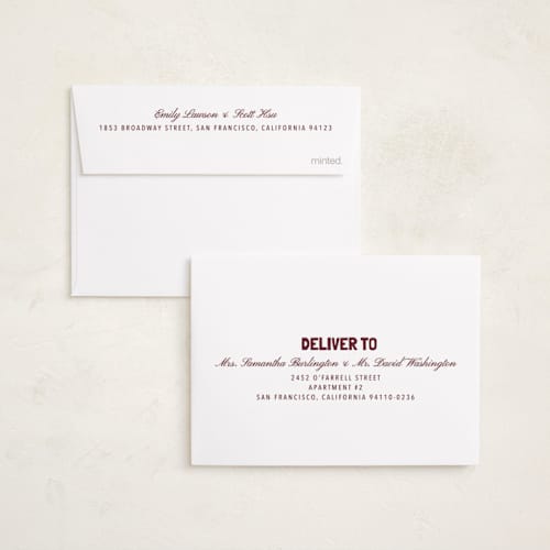This is a velvet toast petite holiday cards with standard by Cass Loh called mixtype collage printing on recycled smooth signature in petite
