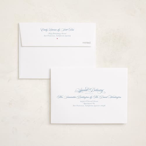 This is a frost petite holiday cards with standard by Alston Foster called greatest joys printing on signature in petite