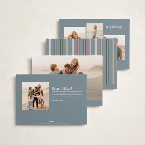 This is a pine petite holiday cards with standard by Amy Kross called atwood printing on signature in petite
