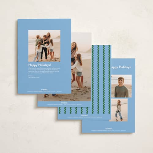 This is a elf petite holiday cards with standard by Pati Cascino called solo printing on signature in petite