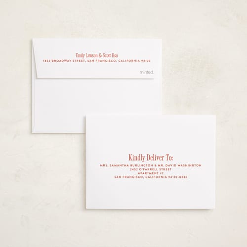 This is a cherry petite holiday cards with standard by Carolyn Nicks called belly laugh printing on signature in petite