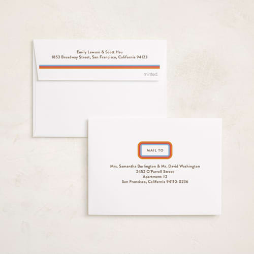This is a confetti petite holiday cards with standard by Megan Davis called cortina printing on signature in petite