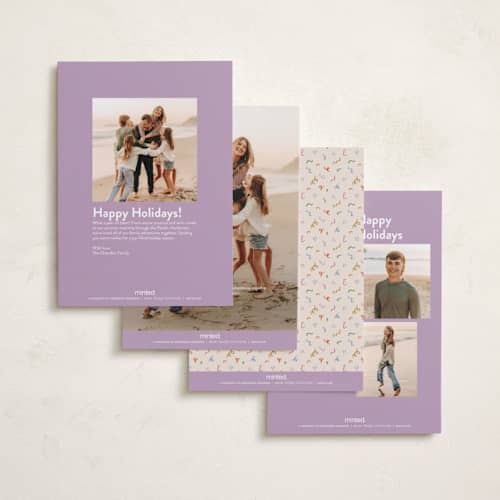This is a pudding petite holiday cards with standard by Claudia Orengo called year gallery printing on recycled smooth signature in petite