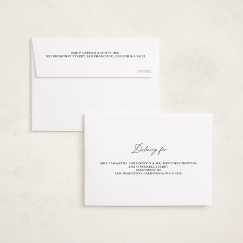 This is a snow petite holiday cards with standard by Angela Thompson called holiday gallery printing on signature in petite