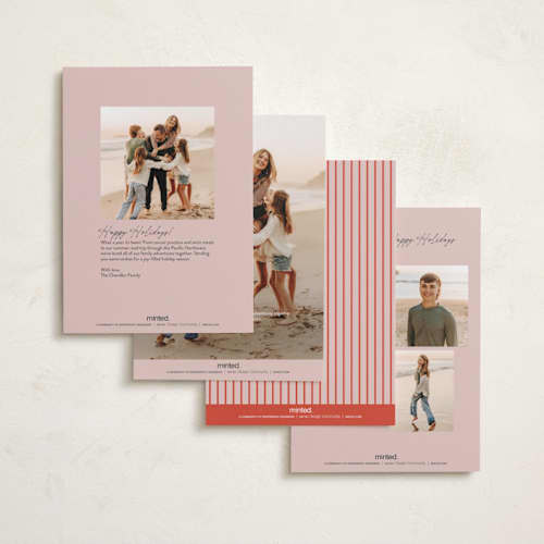 This is a cherry petite holiday cards with standard by Carolyn Nicks called belly laugh printing on signature in petite