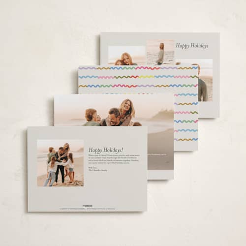 This is a jubilee petite holiday cards with standard by Kercia Jane called colorful beginnings printing on signature in petite