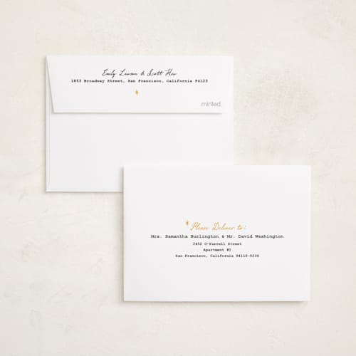 This is a eggnog petite holiday cards with standard by Mellary Bitner called every season printing on signature in petite