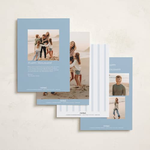 This is a ice petite holiday cards with standard by chocomocacino called boujordi printing on signature in petite