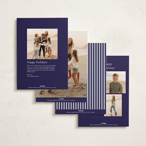 This is a frost non photo holiday cards with standard by Sara Hicks Malone called small things printing on signature in standard