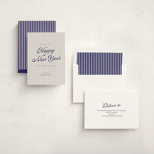This is a frost non photo holiday cards with standard by Sara Hicks Malone called small things printing on signature in standard