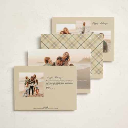 This is a eggnog non photo holiday cards with standard by Paola Benenati called waiting for santa printing on signature in standard