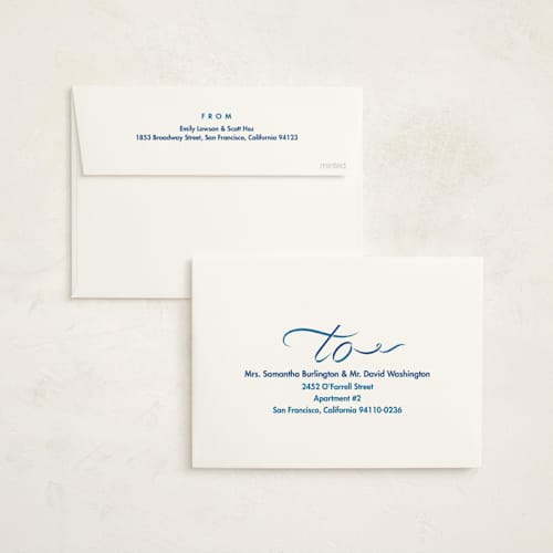 This is a pool non photo holiday cards with standard by Lea Delaveris called ribbon year printing on signature in standard