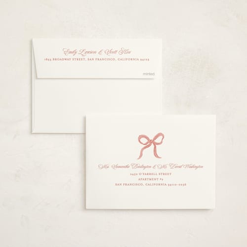 This is a candy non photo holiday cards with standard by Jamie Alexander called parisian promenade printing on signature in standard