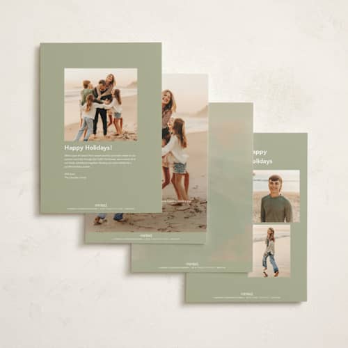 This is a twilight non photo holiday cards with standard by Creo Study called peace dove printing on signature in standard
