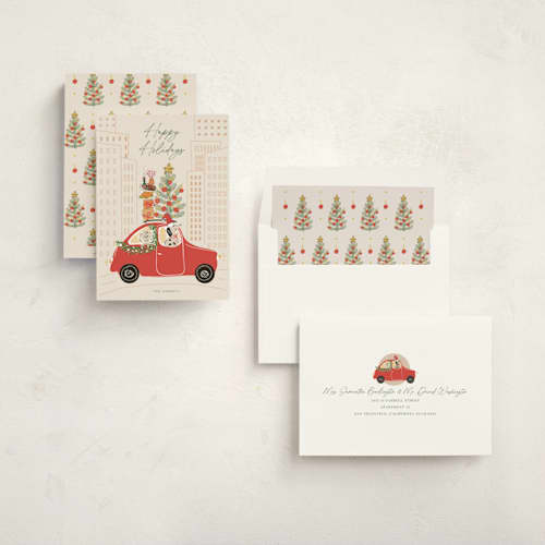 This is a pudding non photo holiday cards with standard by samovilka called merriestmerry printing on signature in standard