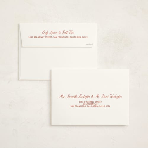 This is a sprinkles non photo holiday cards with standard by Inkblot Design called sleigh landing printing on signature in standard