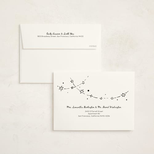 This is a mistletoe non photo holiday cards with standard by Zove Ahhh called doodle the season printing on signature in standard