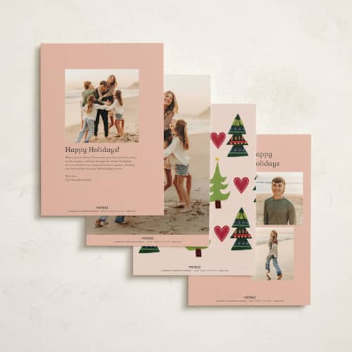 This is a gumdrop non photo holiday cards with standard by Michelle Harrick called nordic christmas printing on signature in standard