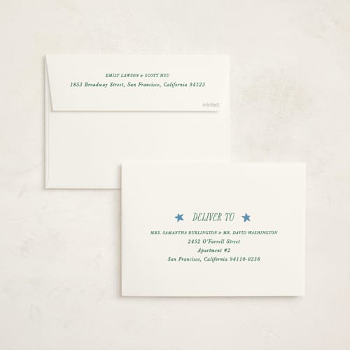 This is a pine non photo holiday cards with standard by Pati Cascino called hollis printing on signature in standard