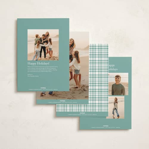 This is a mint non photo holiday cards with standard by Sherley Ferreira called new york for the holidays printing on signature in standard