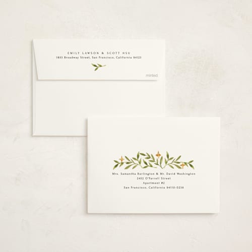 This is a cream non photo holiday cards with standard by Amy Kross called finding the light printing on signature in standard