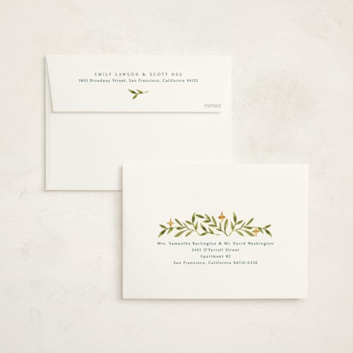 This is a juniper non photo holiday cards with standard by Amy Kross called finding the light printing on signature in standard