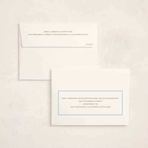 This is a frost non photo holiday cards with standard by Baumbirdy called village frame printing on signature in standard