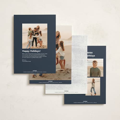 This is a caspian non photo holiday cards with standard by chocomocacino called dengaku printing on signature in standard