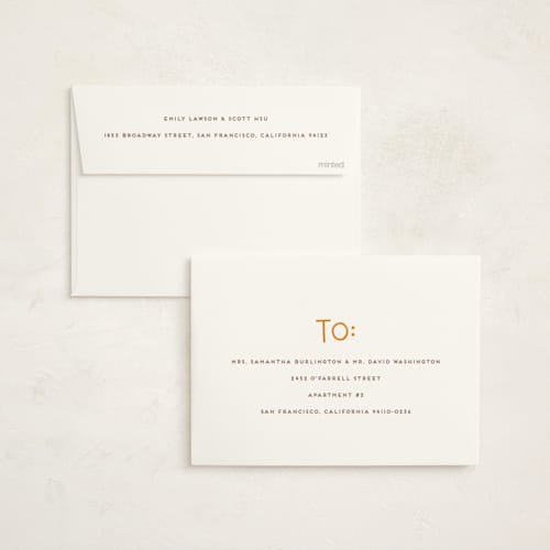 This is a rainbow non photo holiday cards with standard by Snow and Ivy called love and cheer printing on signature in standard