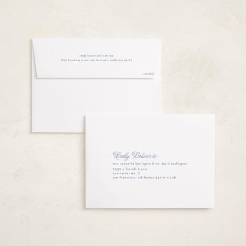 This is a midnight new year photo cards with standard by Alexandra Cohn called regency printing on recycled smooth signature in standard