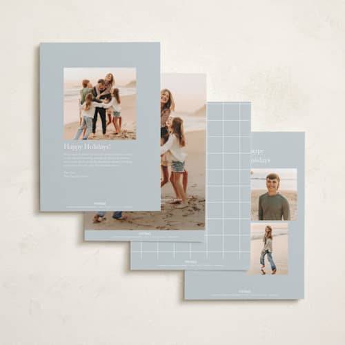 This is a ice new year photo cards with standard by Owl and Toad called cheers to new printing on recycled smooth signature in standard