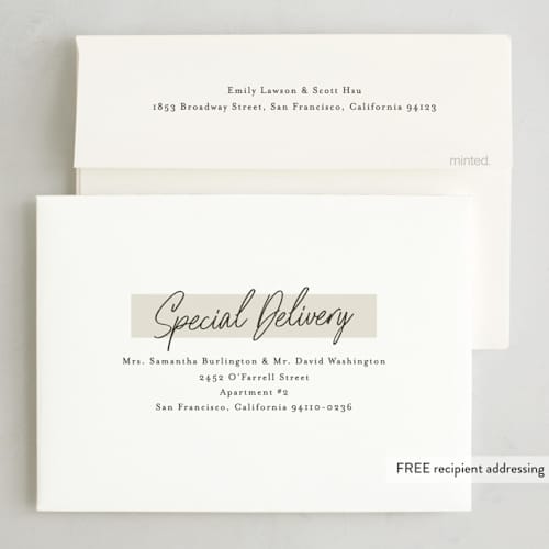 This is a cream new year photo cards with standard by Karidy Walker called holiday snapshot printing on recycled smooth signature in standard