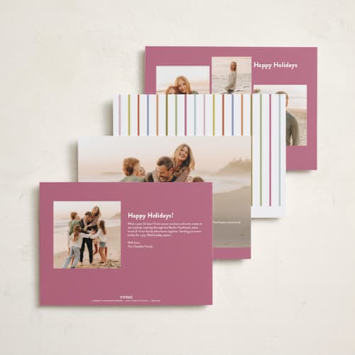 This is a gumdrop new year photo cards with standard by Ellen Schlegelmilch called fallen confetti printing on recycled smooth signature in standard