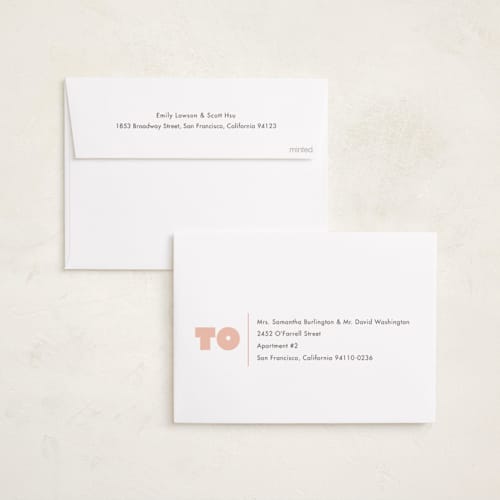 This is a creamsicle new year photo cards with standard by Snow and Ivy called bring on the cheer printing on recycled smooth signature in standard