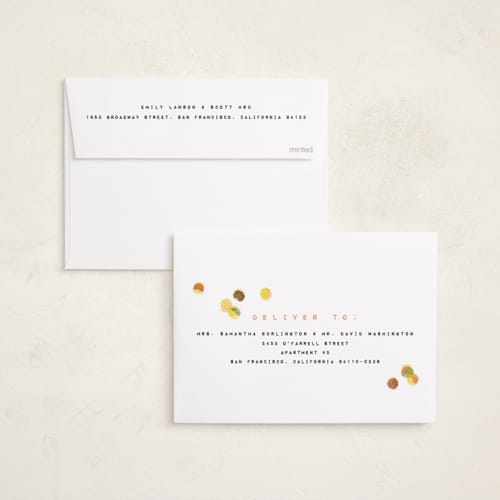 This is a midnight new year photo cards with standard by Anastasia Makarova called our new era printing on recycled smooth signature in standard
