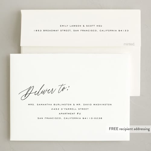 This is a penguin new year photo cards with standard by Michelle Taylor called scattered gallery printing on recycled smooth signature in standard