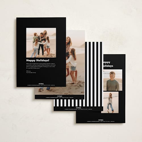 This is a classic new year photo cards with standard by Kelly Schmidt called four printing on recycled smooth signature in standard